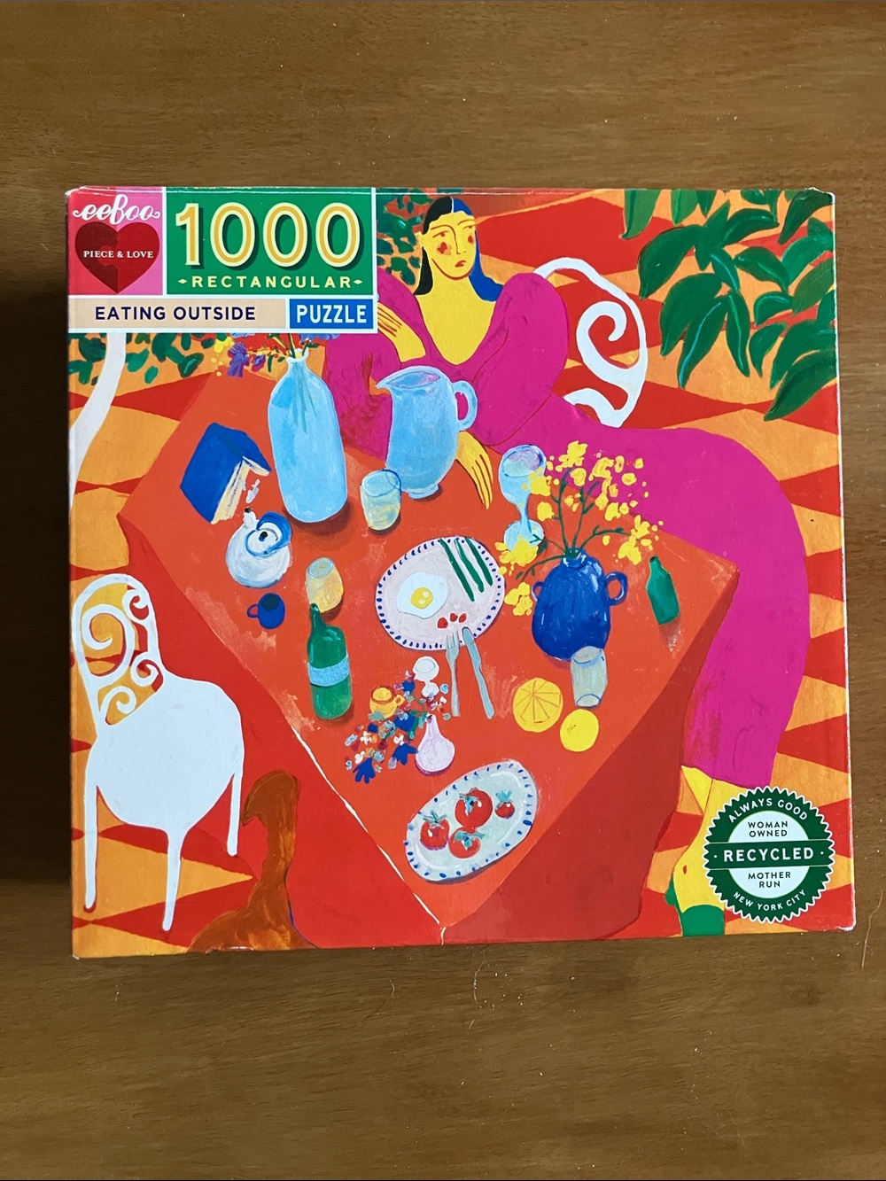 1000-piece Eating Outside Puzzle